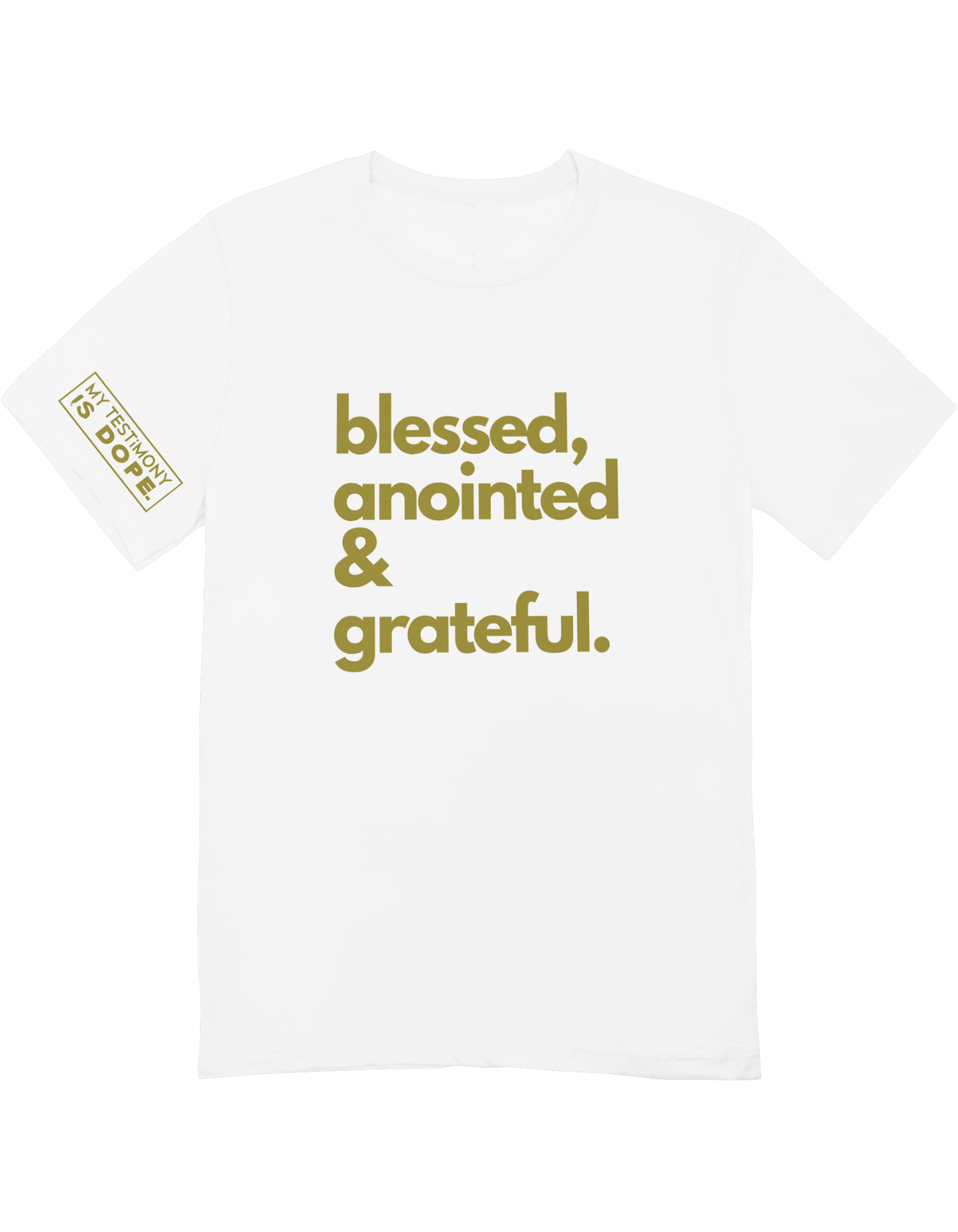 The B-A-G Lifestyle Tee - White/Gold