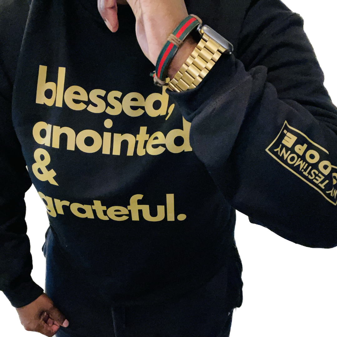 The B-A-G Lifestyle Premium Sweatshirt - Black/Gold