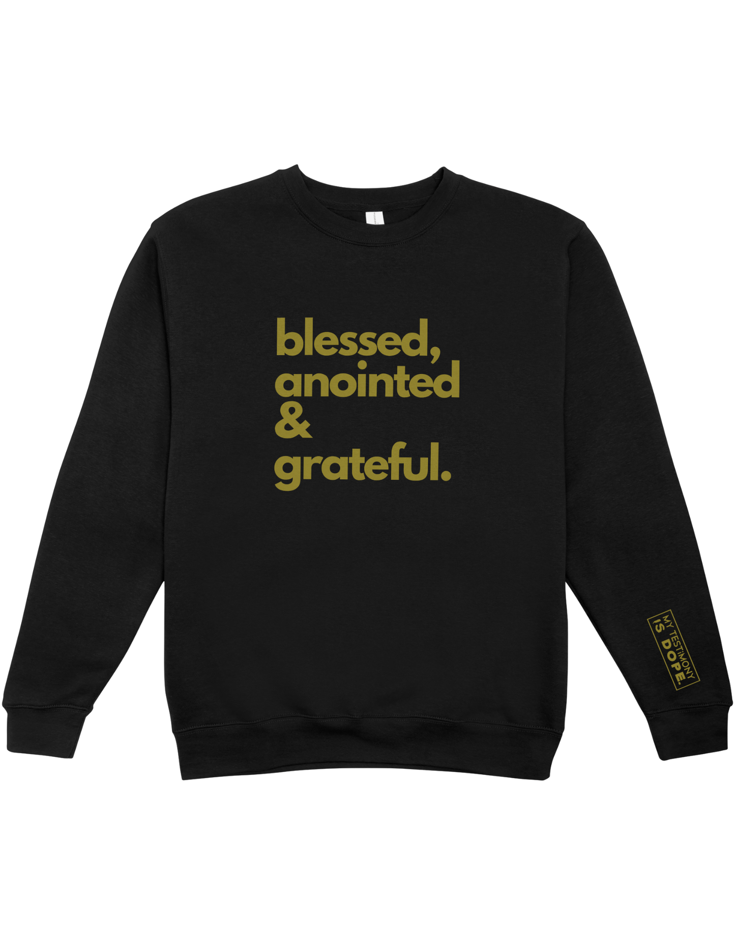 The B-A-G Lifestyle Premium Sweatshirt - Black/Gold